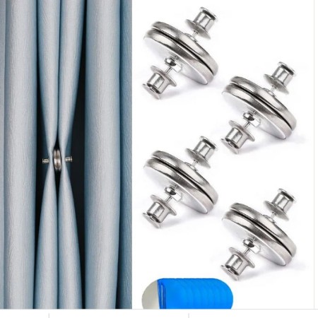 ( ৪ সেট )Magnetic Curtain Clip