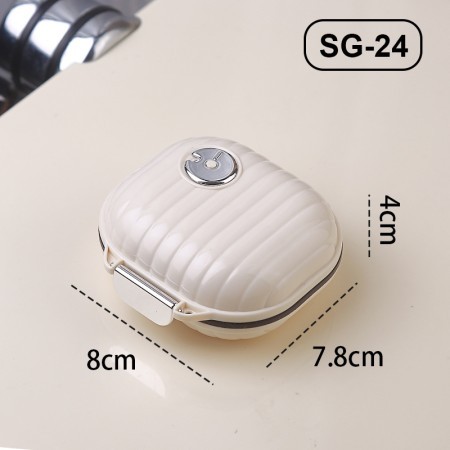 Shell portable jewelry box, pill box(S)